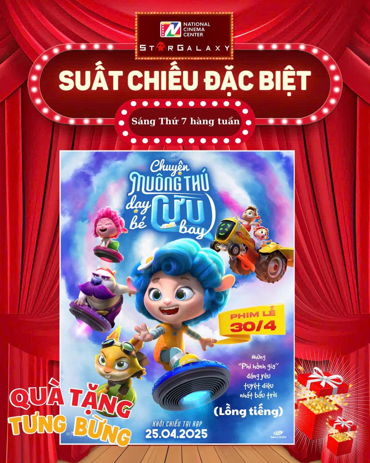 CHUYỆN MUÔNG THÚ DẠY BÉ CỪU BAY - P - Lồng Tiếng ( Suất chiếu đặc biệt )