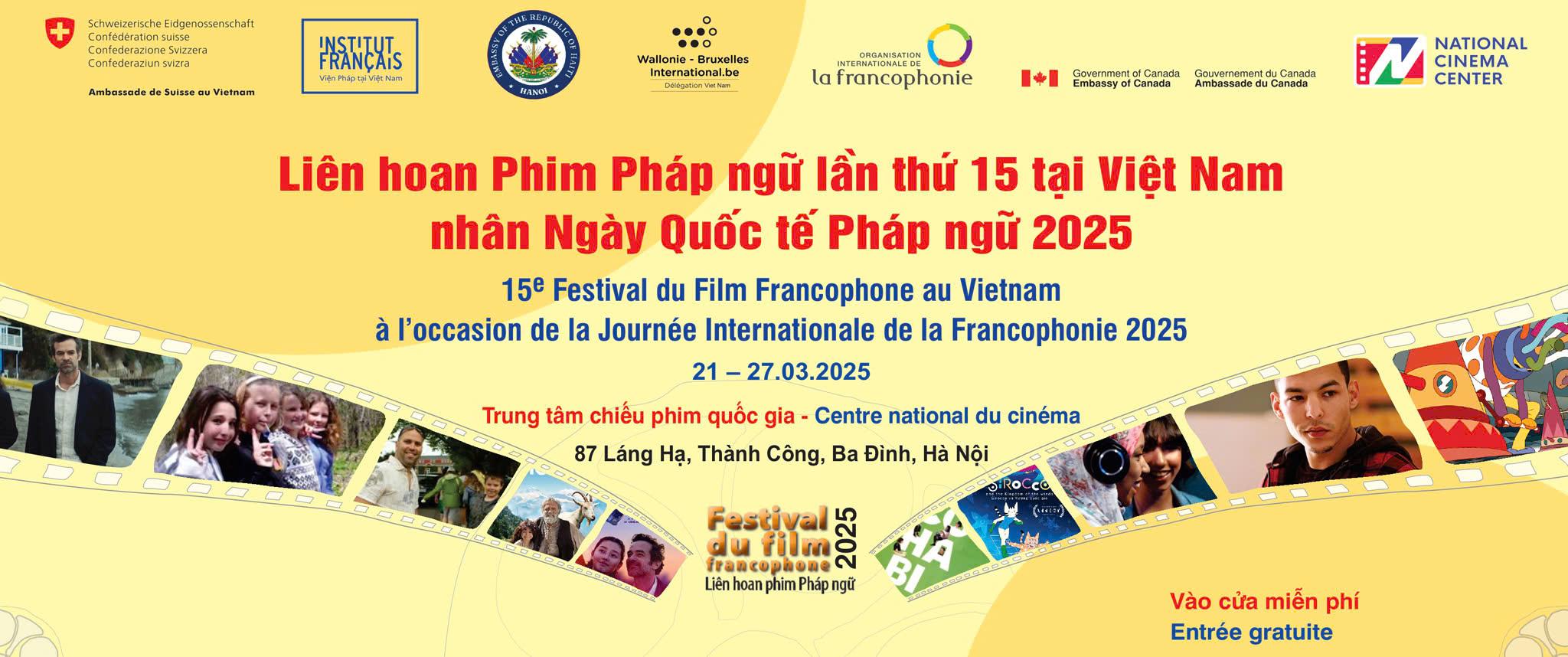 Liên hoan phim Pháp ngữ lần thứ 15 tại Hà Nội