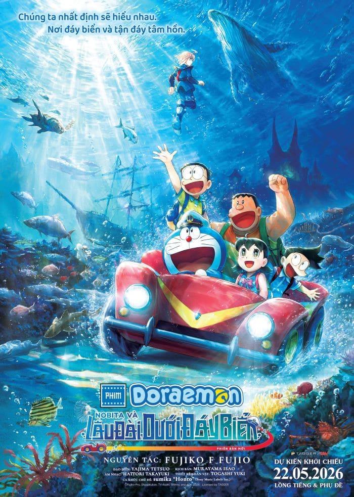 Phim Điện Ảnh Doraemon: Nobita Và Lâu Đài Dưới Đáy Biển-P (Lồng tiếng)