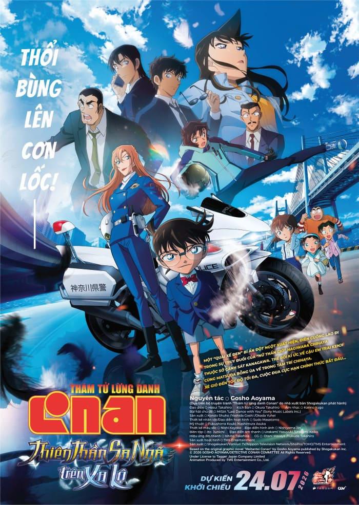 PHIM ĐIỆN ẢNH THÁM TỬ LỪNG DANH CONAN: THIÊN THẦN SA NGÃ TRÊN XA LỘ - T13 (PHỤ ĐỀ)